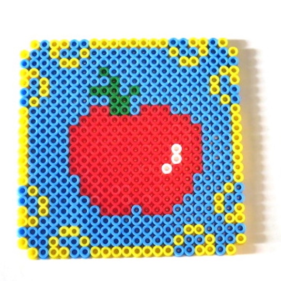 Perler Bead Set of 6 Disney Princess Coasters - Picture 3 of 8